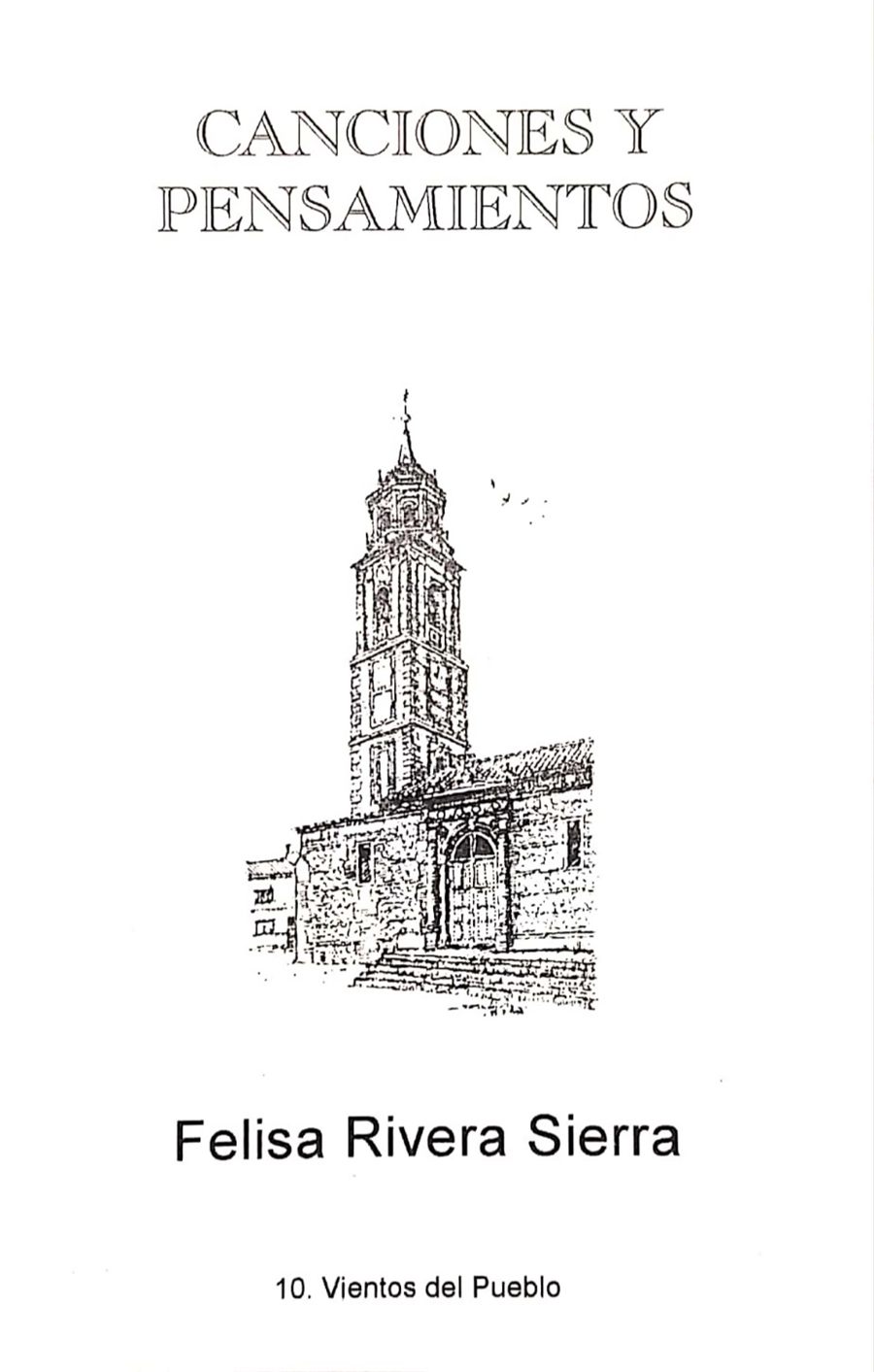 Portada de Canciones y pensamientos